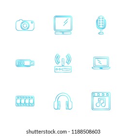 9 Web Icon set