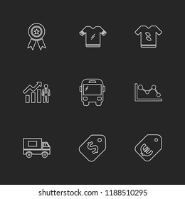 9 Web Icon set