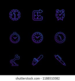 9 Web Icon set