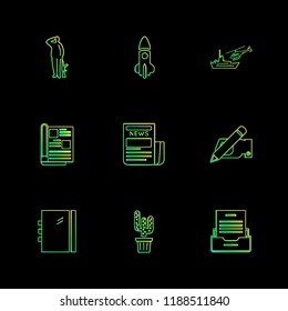 9 Web Icon set
