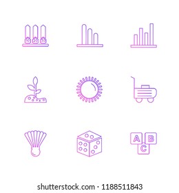 9 Web Icon set