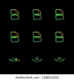 9 Web Icon set