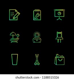 9 Web Icon set