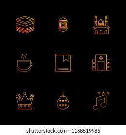 9 Web Icon set