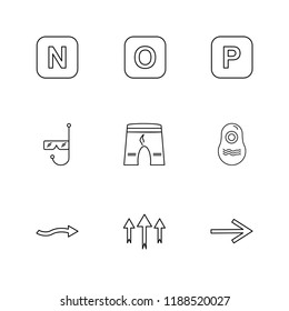 9 Web Icon set