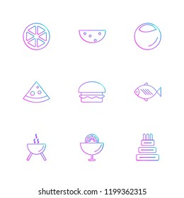 9 Web Icon set
