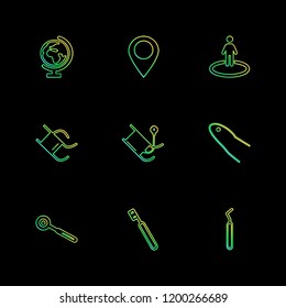 9 Web Icon set