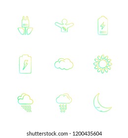 9 Web Icon set