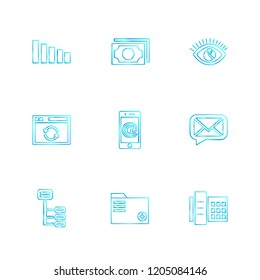 9 Web Icon set