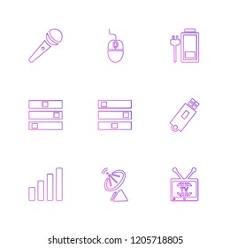 9 Web Icon set
