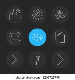 9 Web Icon set