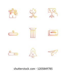 9 Web Icon set