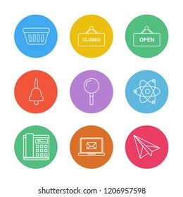 9 Web Icon set
