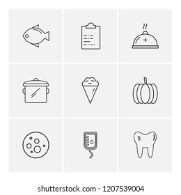 9 Web Icon set