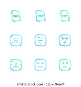 9 Web Icon set