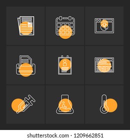 9 Web Icon set
