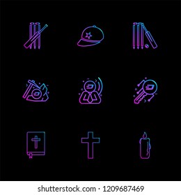 9 Web Icon set