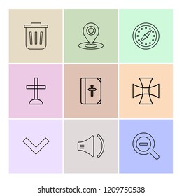 9 Web Icon set