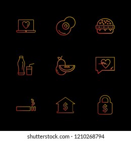 9 Web Icon set