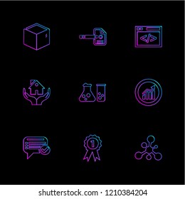 9 Web Icon set