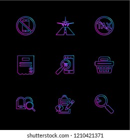 9 Web Icon set