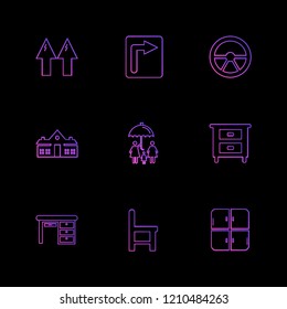 9 Web Icon set