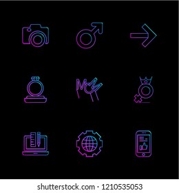 9 Web Icon set