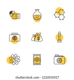 9 Web Icon set