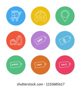 9 Web Icon set
