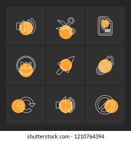 9 Web Icon set