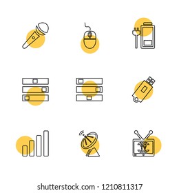9 Web Icon set