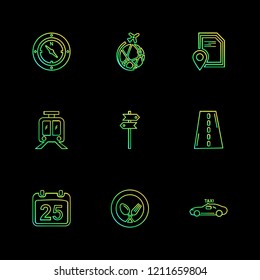 9 Web Icon set