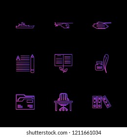 9 Web Icon set