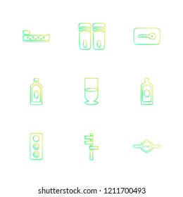 9 Web Icon set