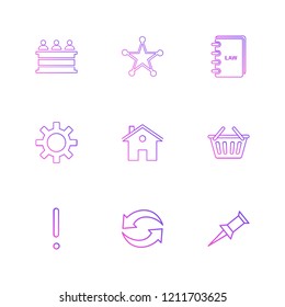 9 Web Icon set