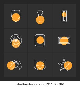 9 Web Icon set