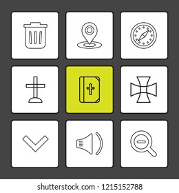 9 Web Icon set