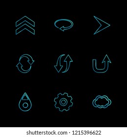 9 Web Icon set