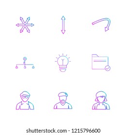 9 Web Icon set