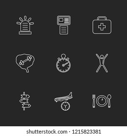 9 Web Icon set