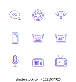 9 Web Icon set