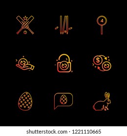 9 Web Icon set