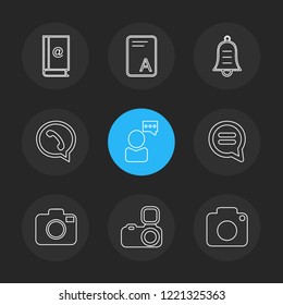 9 Web Icon set