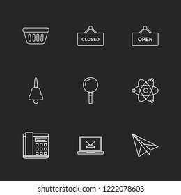 9 Web Icon set