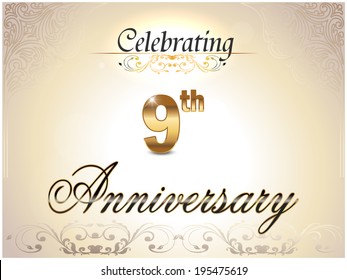 4,873 9th anniversary celebration Images, Stock Photos & Vectors ...