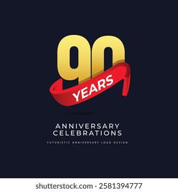 90 anniversary celebrations Logo Colletions Template	