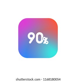 90% - App Icon