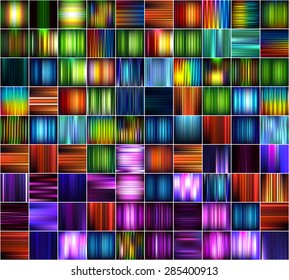 90 colored striped blurred backgrounds