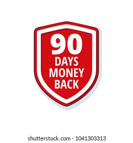 90 Days Money Back Shield illustration