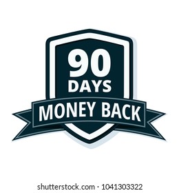 90 Days Money Back Shield illustration